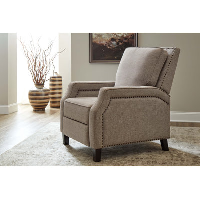 Montour 30” Wide Nail – Head Upholstered Push Back Recliner by Lark Manor