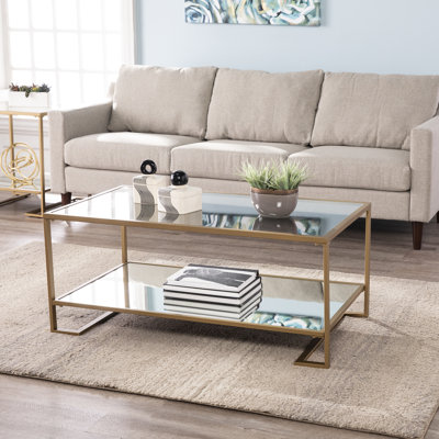 Zappa Sled Coffee Table with Storage by Etta Avenue