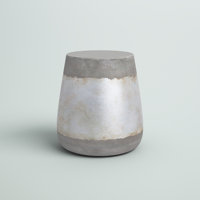 Concrete Top End Table by 17 Stories
