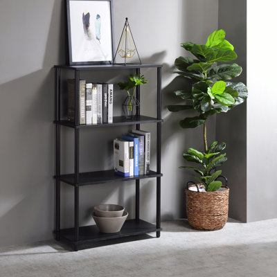 Tennos 3-Shelf Rectangular Bookshelf by Inbox Zero