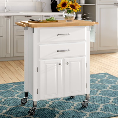 Hamilton Kitchen Cart by Charlton Home