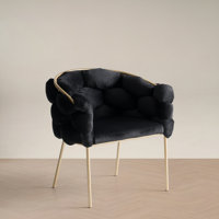 Lawncrest Velvet Upholstered Arm Chair by Wade Logan