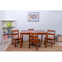 Briyon Kids 5 Piece Table & Chair Set by Harriet Bee