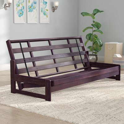 Full 76" Wide Futon Frame, Mattress Not Included by Winston Porter