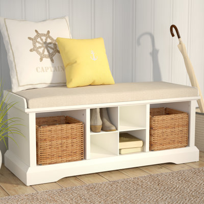 Agora Cubby Storage Bench by Rosecliff Heights