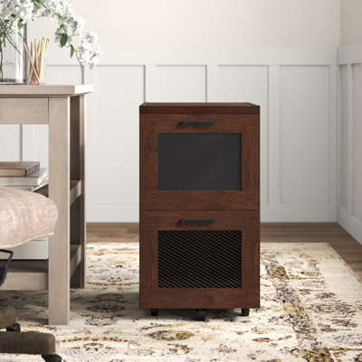 Jorren 2-Drawer Mobile Vertical Filing Cabinet by Union Rustic