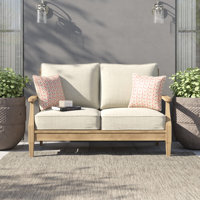 Arikka Loveseat with Cushions by Lark Manor