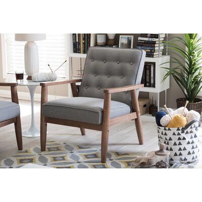Vanhook 27.11" Wide Tufted Lounge Chair