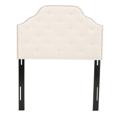 Brooke-Elise Upholstered Metal Panel Headboard by Winston Porter