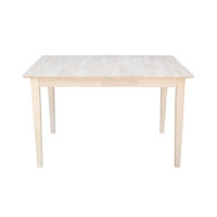 Ginna Butterfly Leaf Solid Wood Dining Table by Charlton Home
