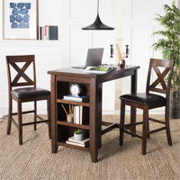 Donegal 2 - Person Counter Height Solid Wood Dining Set by Darby Home Co