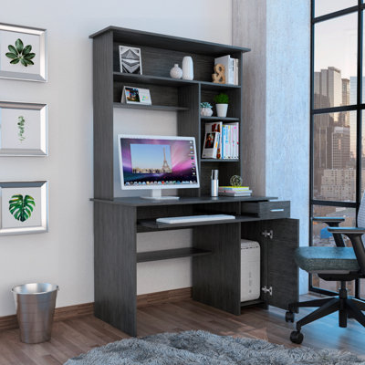 Jexton Computer Desk with Hutch by Latitude Run