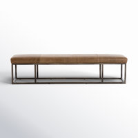 Roux Leather Bench by Joss & Main