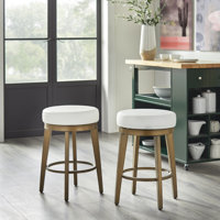 Ceianna Swivel 24.5" Counter Stool by Mercer41