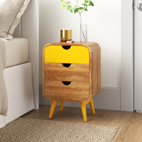 Delainy 3 Drawer Nightstand by George Oliver