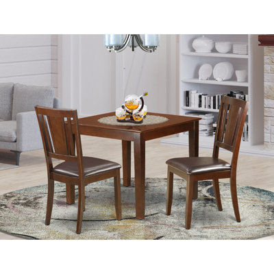 Gazaway Rubber Solid Wood Dining Set by Three Posts