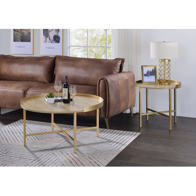 Gamble 2 Piece Coffee Table Set by Mercer41