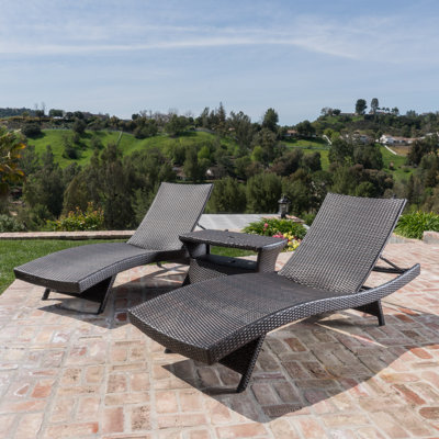 Penley 79.25" Long Reclining Chaise Lounge Set by Brayden Studio