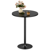 Mahnomen 39.4-inch Round Bistro Table with Pedestal Base for Kitchen Island, Home Bar by Orren Ellis