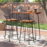 Loya Outdoor Bar Set by Union Rustic