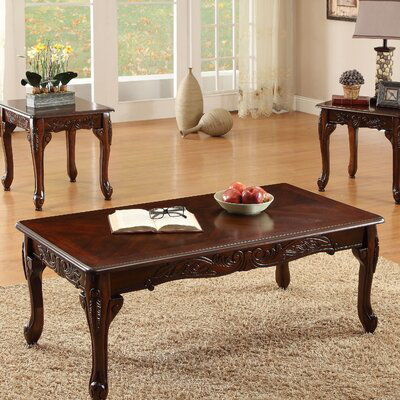 Fetullah 3 Piece Coffee Table Set by Lark Manor