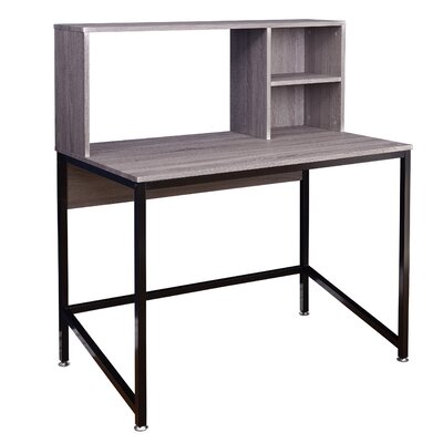 Desalvo 2 Shelf Writing Desk with Hutch by Ebern Designs
