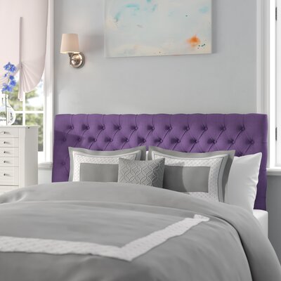 Dannett Queen Upholstered Panel Headboard by House of Hampton