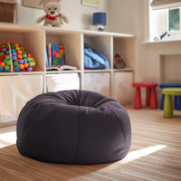 Classic Refillable Cotton Bean Bag Chair by Mack & Milo