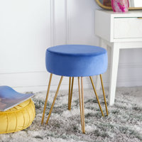 Nandina Metal Accent Stool