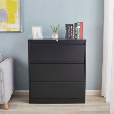 Karanfila 3-Drawer Lateral Filing Cabinet by Latitude Run