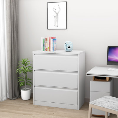 Karanfila 3-Drawer Lateral Filing Cabinet by Latitude Run