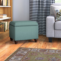 Arath 22" Wide Polyester Rectangle Storage Ottoman by Lark Manor