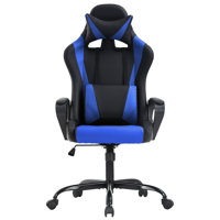 Gaming Chair Office Chair Desk Chair Swivel Rolling High Back PU Leather Executive PC Adjustable Massage Racing Computer Chair With Lumbar Support Hea by Inbox Zero