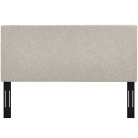 Modway Carson Carrington Stryn Upholstered Linen Fabric Headboard by Modway