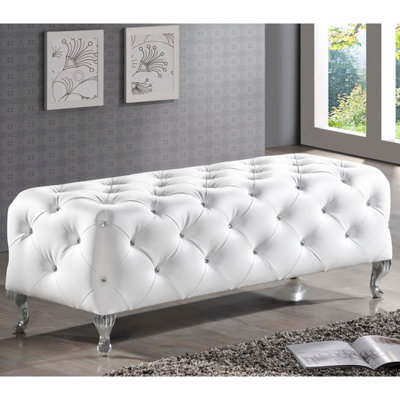 Zeinoun Faux Leather Upholstered Bench by Rosdorf Park