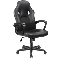 Adjustable Ergonomic Swiveling PC & Racing Game Chair by Inbox Zero