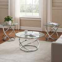 Barbieri 3 Piece Coffee Table Set by Orren Ellis