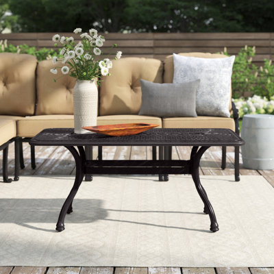 Carterville Rectangular Coffee Table by Three Posts