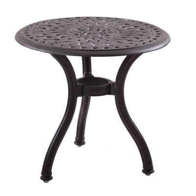 Carterville Aluminum Side Table by Three Posts