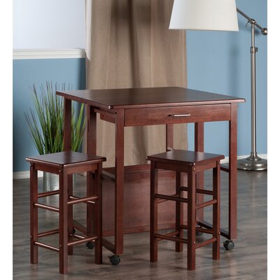 Christopher 3 Piece Bar Table Set by Red Barrel Studio