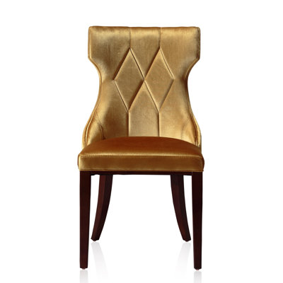 Haliee Tufted Velvet Side Chair by Wildon Home
