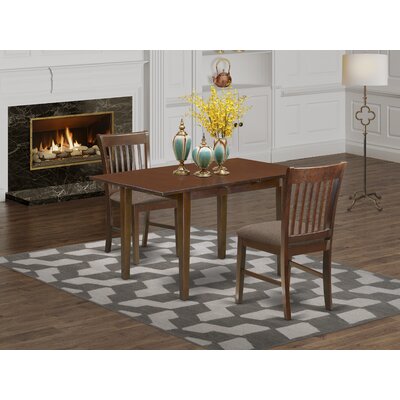 Valletta Butterfly Leaf Solid Wood Rubberwood Dining Set by Winston Porter