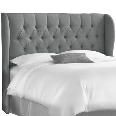 Elsa Upholstered Wingback Headboard by Skyline Furniture