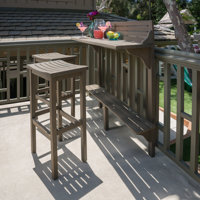 Bushnell Bar Set with Solid Wood Outer Material by Bay Isle Home