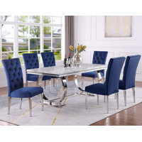 Beriguette 6 - Person Dining Set by Rosdorf Park