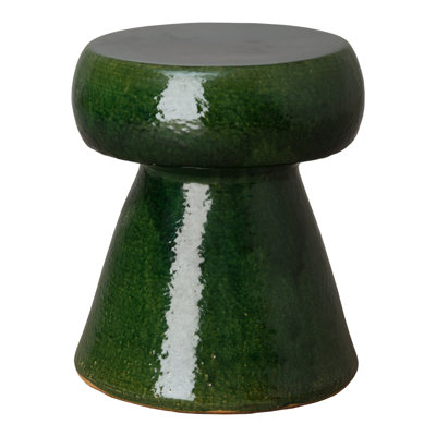 Leyla Ceramic Garden Stool by Rosecliff Heights