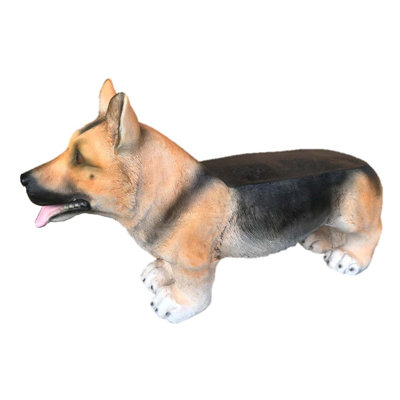 32" German Shepherd Bench by Red Barrel Studio