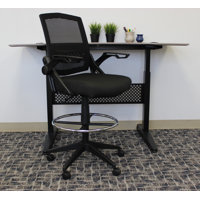 Buchman Height Adjustable Lab Stool by Symple Stuff