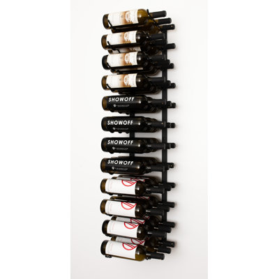 Indurial Wall Mounted 36-Bottle Wine Rack by Rebrilliant