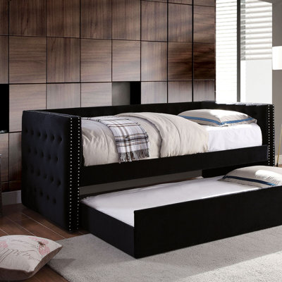 Twin Solid Wood Daybed with Trundle